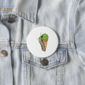 Badge Rond 7,6 Cm Ice cream (En situation)