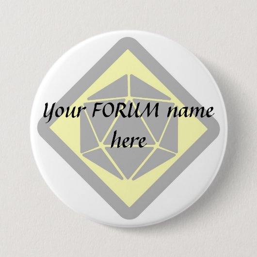 Badge Rond 7,6 Cm Identification Stink5. Bouton (Devant)