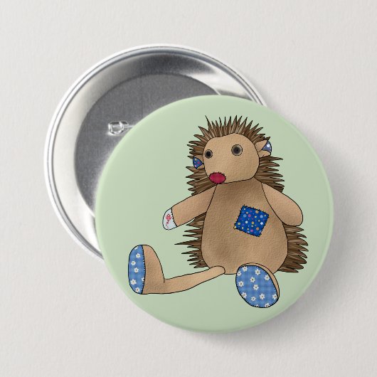 Badge Rond 7,6 Cm Igel (Devant & derrière)