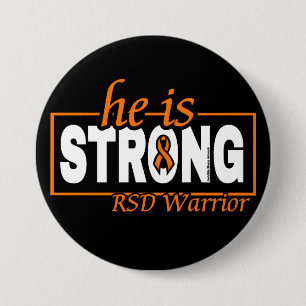 BADGE ROND 7,6 CM IL EST FORT...RSD
