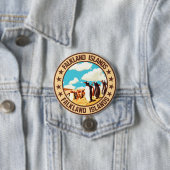 Badge Rond 7,6 Cm Îles Falkland (En situation)