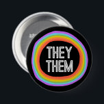 Badge Rond 7,6 Cm ILS LEUR Colorful Genre Arc-en-ciel Pronouns<br><div class="desc">Décorez votre tenue avec ce bouton d'art cool. Ça fait un grand cadeau ! Vous pouvez le customiser,  modifier les couleurs,  les polices et ajouter du texte. Consultez ma boutique pour plus de couleurs et de motifs ! Faites-moi savoir si vous aimeriez quelque chose de personnalisé aussi.</div>