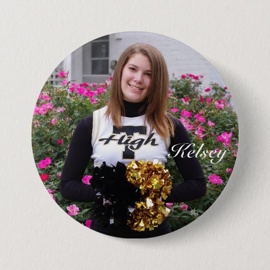 Badge Rond 7,6 Cm IMGP1880, Kelsey2 (Devant)