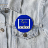 Badge Rond 7,6 Cm Indiana (En situation)