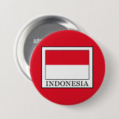 Badge Rond 7,6 Cm Indonésie (Devant & derrière)