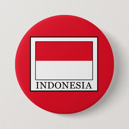 Badge Rond 7,6 Cm Indonésie (Devant)
