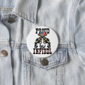 Badge Rond 7,6 Cm Infidèle fier ! (En situation)