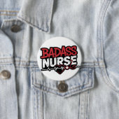 Badge Rond 7,6 Cm infirmière (En situation)