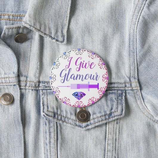 Badge Rond 7,6 Cm Infirmière glamour (En situation)