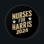Badge Rond 7,6 Cm Infirmières Pour Harris 2024 USA<br><div class="desc">Infirmières Pour Harris 2024 USA</div>