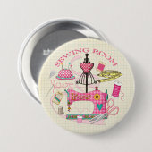Badge Rond 7,6 Cm Insigne de couture (Devant & derrière)