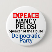 Badge Rond 7,6 Cm Interdiction du président de la Chambre démocrate (Devant)