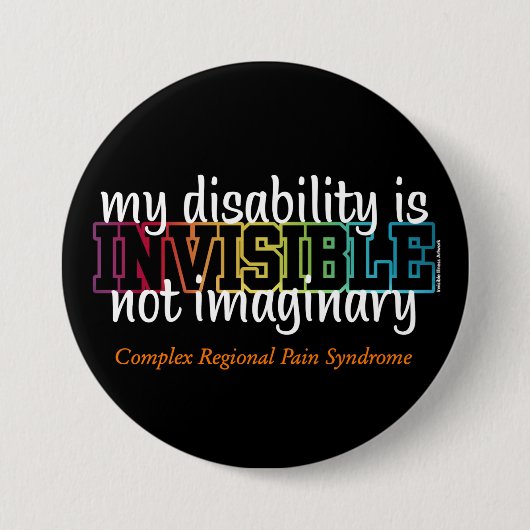 BADGE ROND 7,6 CM INVISIBLE...CRPS (Devant)