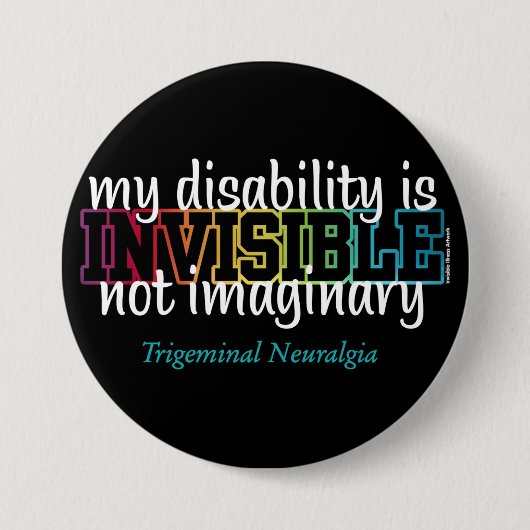 BADGE ROND 7,6 CM INVISIBLE...TN (Devant)