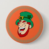 Badge Rond 7,6 Cm Irish Leprechaun (Devant)