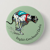 Badge Rond 7,6 Cm ish greyhound (Devant)