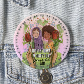 Badge Rond 7,6 Cm IWD 2026 Give To Gain Mandala Button | Large