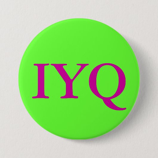 Badge Rond 7,6 Cm IYQ - Je vous aime vous boutonner (Devant)