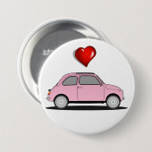 Badge Rond 7,6 Cm J'adore 500 (Devant & derrière)