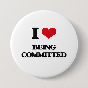 Badge Rond 7,6 Cm J'aime être commis