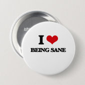 Badge Rond 7,6 Cm J'aime être raisonnable (Devant & derrière)
