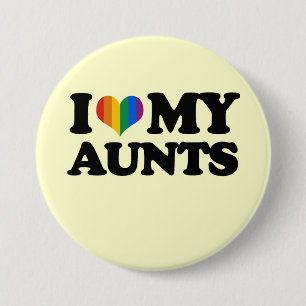 Badge Rond 7,6 Cm J'aime mes tantes