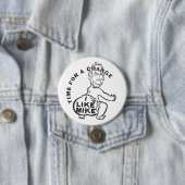 Badge Rond 7,6 Cm J'Aime Mike (En situation)