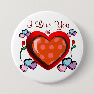 Badge Rond 7,6 Cm J'aime You_Button