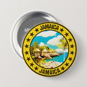 Badge Rond 7,6 Cm Jamaïque