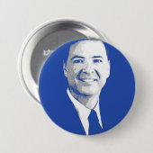 BADGE ROND 7,6 CM JAMES COMEY (Devant & derrière)