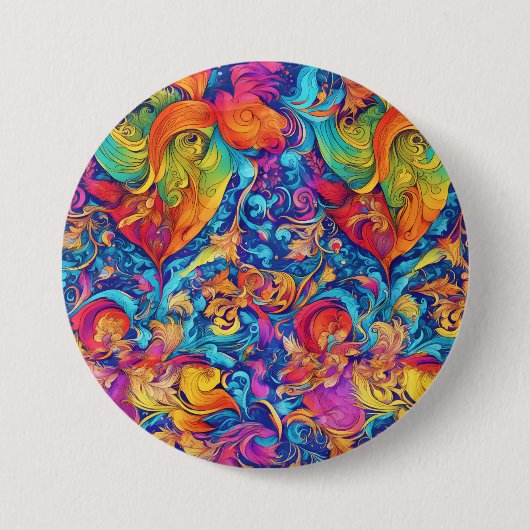 Badge Rond 7,6 Cm Jardin d'été (Devant)