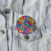 Badge Rond 7,6 Cm Jardin d'été (En situation)