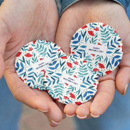 Badge Rond 7,6 Cm Jardin magique Fête des mères