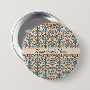 Badge Rond 7,6 Cm Jardin norvégien, personnalisé