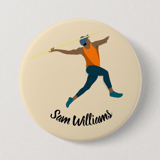 Badge Rond 7,6 Cm Javelin (Devant)