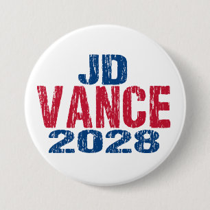 Badge Rond 7,6 Cm JD Vance 2028 (déçu)