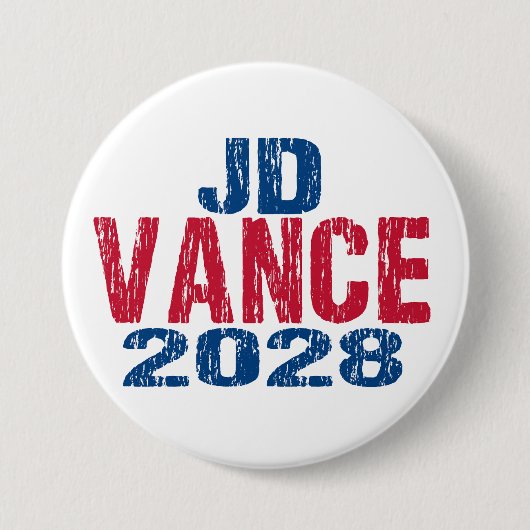Badge Rond 7,6 Cm JD Vance 2028 (déçu) (Devant)