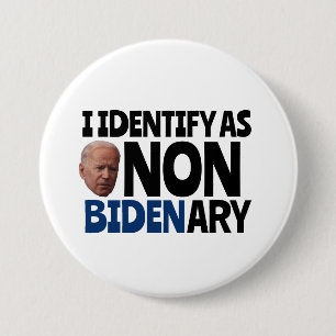 BADGE ROND 7,6 CM JE DENTIFIE EN TANT QUE BOUTONS BIDENNIERS BIDENNY