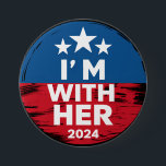 Badge Rond 7,6 Cm Je suis avec son vote Kamala pour le président Kam<br><div class="desc">Je suis avec son vote Kamala pour le président Kamala-Harris 2024</div>