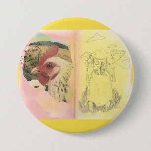 Badge Rond 7,6 Cm Je suis effrayé de la plupart de Pin des choses