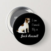 Badge Rond 7,6 Cm Je suis possédé par un Jack Russell (Devant & derrière)