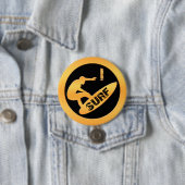 Badge Rond 7,6 Cm Je surfe (En situation)