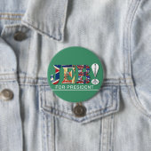 BADGE ROND 7,6 CM JEB ! (En situation)