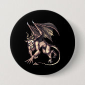 Badge Rond 7,6 Cm Jersey Devil Cryptid Creator (Devant)