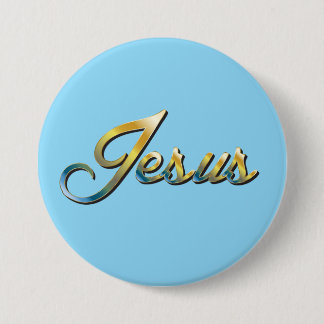 Badge Rond 7,6 Cm Jésus