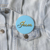 Badge Rond 7,6 Cm Jésus (En situation)