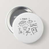 Badge Rond 7,6 Cm Jésus Est... (Devant & derrière)