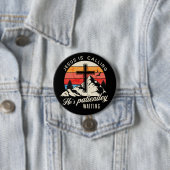 Badge Rond 7,6 Cm Jesus is calling (En situation)