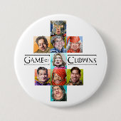 Badge Rond 7,6 Cm Jeu de clowns (Devant)