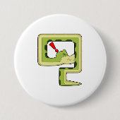 Badge Rond 7,6 Cm Jeu de serpent (Devant)